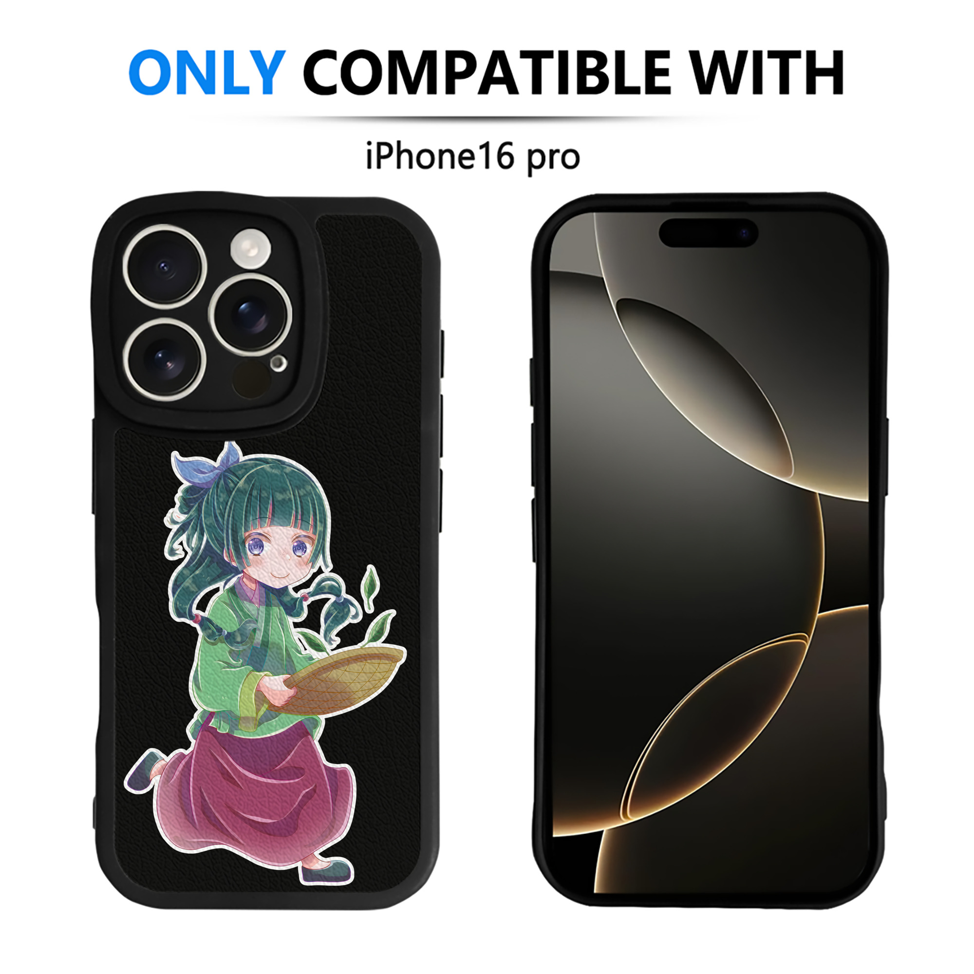 薬屋のひとりごと The Apothecary Diaries 【iPhone 16シリーズ対応】シリコンスマホケース（レザー調） 材質：シリコン